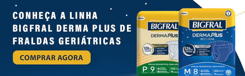 Linha de fraldas Bigfral derma plus